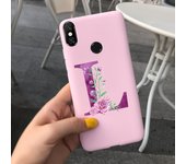 Cute Letter Phone Case For Xiaomi Mi 8 Case Xiaomi Mi8 Lite Funda Silicon Soft TPU Back Cover For Xiaomi Mi 8 Mi8 Mi8Lite Bumper