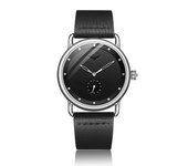 Simple moda casual hombre reloj correa reloj de cuarzo