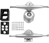 Meraki Land Surfskate Trucks para YOW S6, adaptador de monopatín, Puente de Resort Rojo, juego de Juntas plateadas