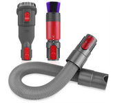 Hose Extension + Scratch-Free Dust Brush + Combination Brush Accessory for Dyson V7 V8 V10 V11 V15 Vacuum Cleaner Parts