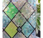 Adhesivos y películas para ventanas,Decorative film stained glass window film privacy film frosted glass film