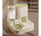 Alimentador Automático Para Gatos, Dispensador De Agua, Bebedero Para Perros Y Gatos, Tazón De Alimentación De Acero Inoxidable,