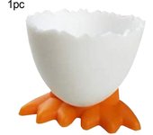 1/2/4Pcs Cute Creative Egg Cup Holder  Egg Holder Opener Separator Boiled Eggs Container Kitchen Supplies