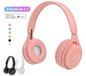 Wireless Bluetooth Headphones HiFi Stereo Headset True Sports Gaming Earphones Foldable With TF/AUX Music Player HD Mic