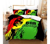 Bob Marley Duvet Cover Sets Music Legends Jamaica Singer Comfortable Bedspreads Queen King Size Bedding Sets Bedroom Decor