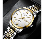 Hombre reloj de pulsera automático deportivo waterproof luminoso reloj de cuarzo reloj casual