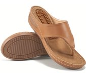 Women's Massage Flip Flops, Comfortable Arch Support Wedge Slide Sandals, Casual Outdoor Shoes for Holiday