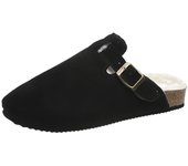 Plus Velvet Birken Half-slip on Sandals for Women Summer Outdoor Wear Round Toe Half-slip on Lazy Shoes