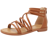 Sandalias de tacón alto con plataforma para mujer, zapatos ligeros de Color sólido, planos romanos cómodos, talla grande, 1cm, 2cm, Verano