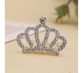 Flower Crystal Crown Hair Comb Star Love Heart Children Tiara Headband Barrettes Hair Styling Accessories Rhinestone Hairpins