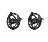 2X 1 Pin D Type Headset Ear Hook Earphone PTT Mic Earpiece for Motorola Talkabout Radio TLKR T3 T80 MR350R Walkie Talkie