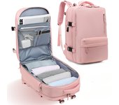 Mochila para niñas de gran capacidad multifuncional clasificación en seco y húmedo viaje corto nylon mochila impermeable