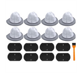 8Pack 2033 Vacuum Filter for Bissell Featherweight Stick Lightweight Bagless Vacuum 20331 20333 20334 20336 20339 2033M