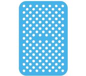 Rectangle Reusable Air Fryer Liners Non-Stick Silicone Mats Resistant Heat Easy to Clean Steamer Liners for Kitchen Baking