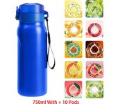 Air UP Thermos Water Bottle With 10 Flavor Pods Set, 750ml Alr Up With Straw 0 Sugar Fruit Fragrance Cup For School Outdoor Gym