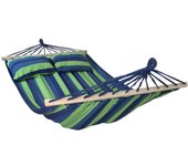 Hamaca Colgante Doble Dos Personas 240 x 150 cm Carga 300 kg Jardin Terazza, Color:Mauricio
