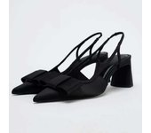 White Embroidered Mesh Sgback Shoes Women Fashion Pointed Toe High Heels Lady Casual Stilettos Summer Heeled Sandals Pumps