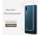Ultra thin shockproof silicone Clear Case For Huawei P30 P40 P50 P20 Lite Pro Slim Transparent Crystal Solid Color Soft TPU Case