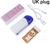 3 In 1 Roller Waxing Kit Hair Removal Wax Warmer Strips For Hair Removal With Epilator Machine Cartridge Heater Waxing Paper Set