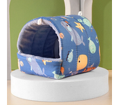 Cute Small Animal Sleeping Bed Hamster House Mini Pet Rabbit Squirrel Rodent Hedgehog Autumn Winter Nest Soft Guinea Pig Nest