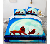 The Lion King Simba Love Child Duvet Cover Set HD Comforter Cover for Kids Bedding Sets Bedclothes Bedroom Decor