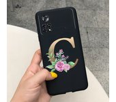 For Xiaomi Poco X4 Pro 5G Case Soft Letters Alphabet Painted Phone Cover For Xiaomi Poco M4 Pro 4G Funda PocoX4 M4 Pro 2022 Capa
