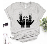Jul t-shirts women Japanese anime Tee girl 2000s designer clothing