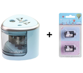 New Automatic pencil sharpener Two-hole Electric Switch Pencil Sharpener stationery Home Office School Supplies