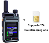 Walkie Talkie global, tarjeta 4G, red pública, policía, viajes, intercomunicador bidireccional, llamada, 5000 km