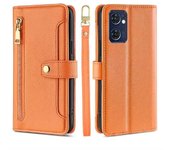 Moda Multifuncional Cremallera Magnético Funda de Cuero PU Solapa OPPO Reno 7 5G, Find X5 Lite, Cuerda Colgante Funda protectora