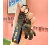 Cartoon resin Puppy Keychain Cute Creative Exquisite Bulldog Key chain Pendant