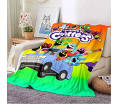 3D Printed Baby Blanket CATNAP DOGDAY Cartoon Smiling Critters Babes Carpet Super Soft Warm for Bedroom LivingRoom Sofa Bed Car