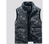 Chaleco con múltiples bolsillos para hombre, chaquetas sin mangas, abrigo de moda, chaleco cálido de lana, 6XL talla grande, Invierno