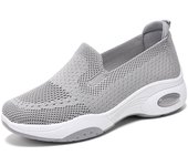 Zapatos Deportivos informales para mujer, zapatillas cómodas sin cordones para exteriores Malla transpirable y ligera