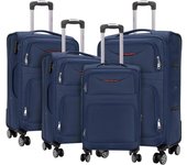 Artree | Juego de Maletas de Tela 4 Piezas. Set Maletas de Viaje de Tela Cabina Trolley 18" 20" 24" 28"