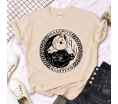 Horse t-shirts women streetwear Japanese t-shirts girl 2000s manga Japanese clothes