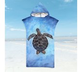 Cambio de Bata de baño Changing Towel, Toalla de Poncho de Surf con Capucha Toalla de baño con Capucha para Adultos Toallas Deportivas con Capucha estampadaTalla única-  75cm x 110cm