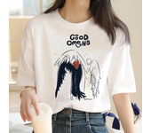 Good Omens t-shirts women funny Japanese top girl streetwear harajuku graphic clothing