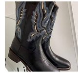 Botas Medianas Versátiles Para Mujer Botas De Caballero Ajustadas