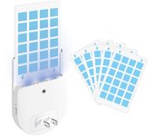 Flying traps with ultraviolet radiation+5 adhesive cards, insect fruit fly traps, mosquitoes, flies, moths, houseflies