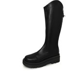 Botas De Mujer, Botas Con Cremallera Trasera, Botas Con Plataforma
