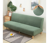 Funda de sofá cama sin brazos, funda de sofá sin reposabrazos, funda de futón plegable elástica a prueba de polvo, Fundas extraíbles elásticas para sofá