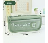 Cute Pencil Case Transparent Large Capacity Clear Pen Bag School Pouch Stationery Bag Pencil Box Girls