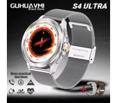 S4 Ultra Reloj inteligente Men's GPS, 100+Sport mode NFC Bluetooth calling Asistente de salud Waterproof Smart Bracelet 2025 New