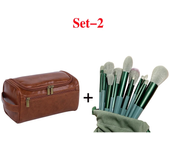 Men Vintage Luxury Toiletry Bag Travel Necessary Business Cosmetic Makeup Cases Male Hanging Storage Organizer Wash Bags