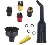 Accessories Round Brush Set Nozzle Round Brushes Brush Power Nozzles for Karcher SC1 SC2 SC3 SC4 SC5 Steam Cleaner