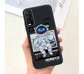 For Vivo Y20 V2029 Case Cute Astronaut Cartoon Soft Cover For Vivo Y20i Y20S Y20A Y20G Y11S Y12S VivoY20 Y 20i Shockproof Bumper