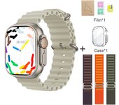 2025 New HK9 Ultra 2 MAX Smartwatch Bluetooth Call Heart Rate Detection Sports Mode Flashlight 1GB Memory AMOLED Compatible with Android IOS Smartwatch