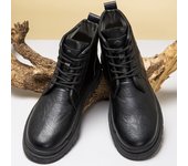 Martin botas otoño nuevas botas de cuero de los hombres de alta parte superior casual zapatos de cuero