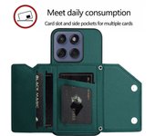Wallet Case Card Holder For OPPO A5 A18 A38 A58 A78 A79 Reno 12 11 11F Find X8 Ultra X8S Realme 14 13 Pro Plus Neo 7X GT Neo 6 SE 6T Leather Shockproof Stand Phone Back Cover
